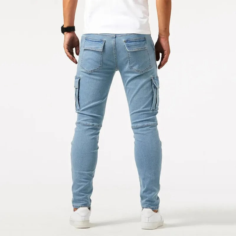 Luxoro Slim-Fit Cargo Pants