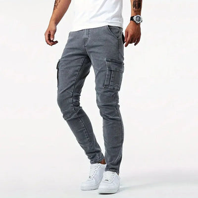 Luxoro Slim-Fit Cargo Pants